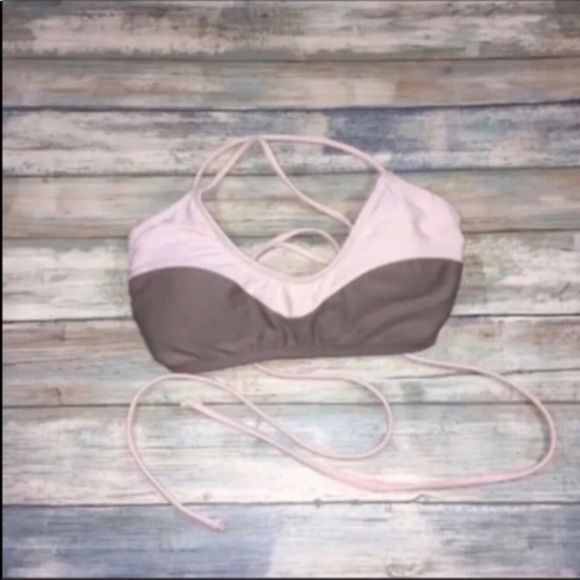 Xhilaration Mauve & Pink Bikini Top - Picture 3 of 4